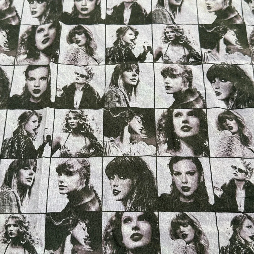 Taylor Swift The Eras Tour Official Bandana Black White Portrait Grid Scarf READ